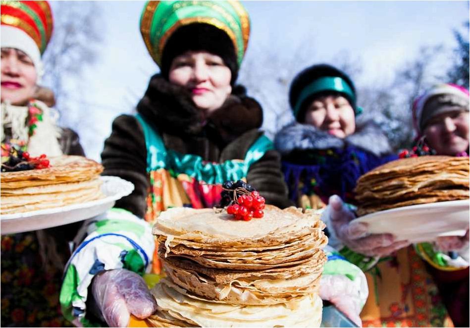 Обязательные угощения на празднике блинов