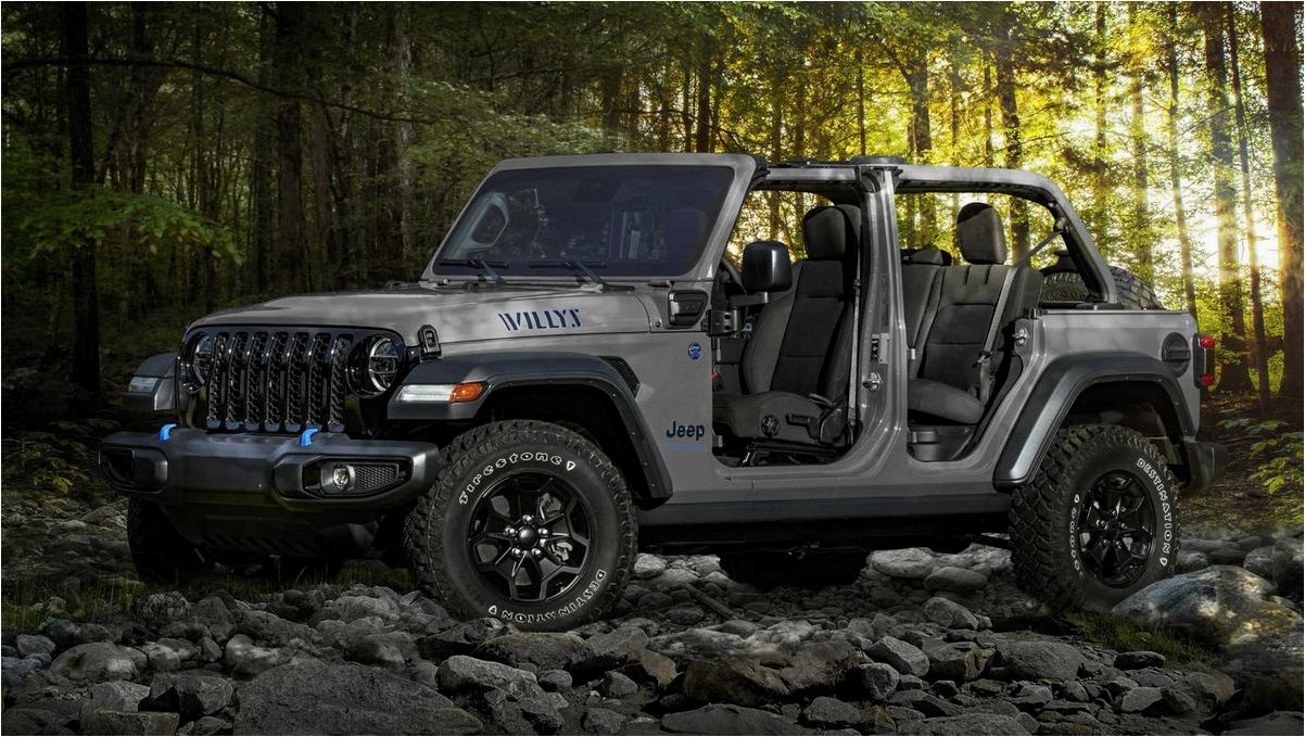 Современный Jeep Wrangler 4xe с гибридными технологиями