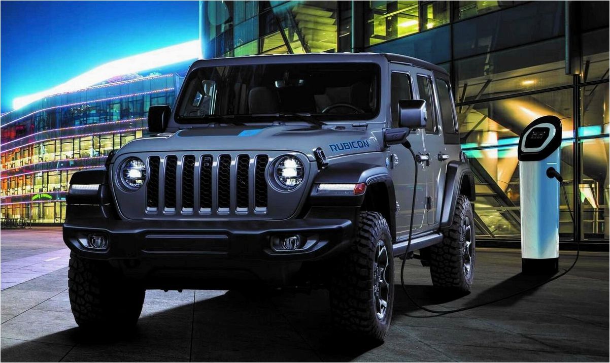 Современный Jeep Wrangler 4xe с гибридными технологиями