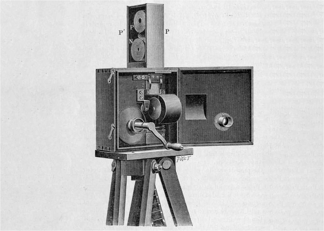 Аппарат ставший прототипом первой камеры в зарождении кинематографа
