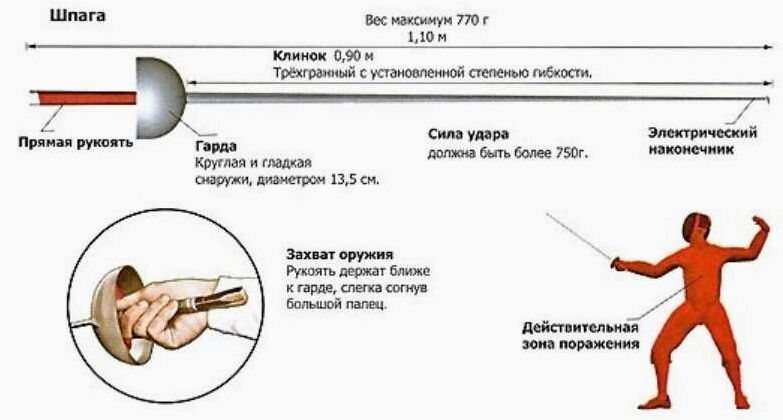 Фехтование как искусство спортивного единоборства с применением шпаги, рапиры и сабли