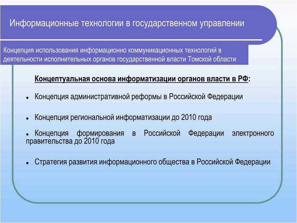 Основы информационных технологий управления в современном бизнесе