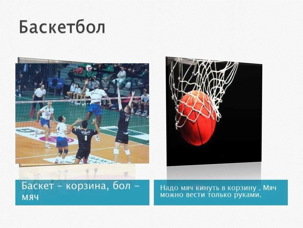 Понятия баскет и бол в контексте игры в баскетбол